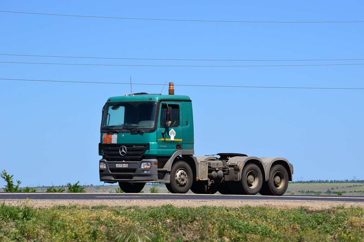 Самарская область, № О 010 УМ 63 — Mercedes-Benz Actros ('2003) 3341