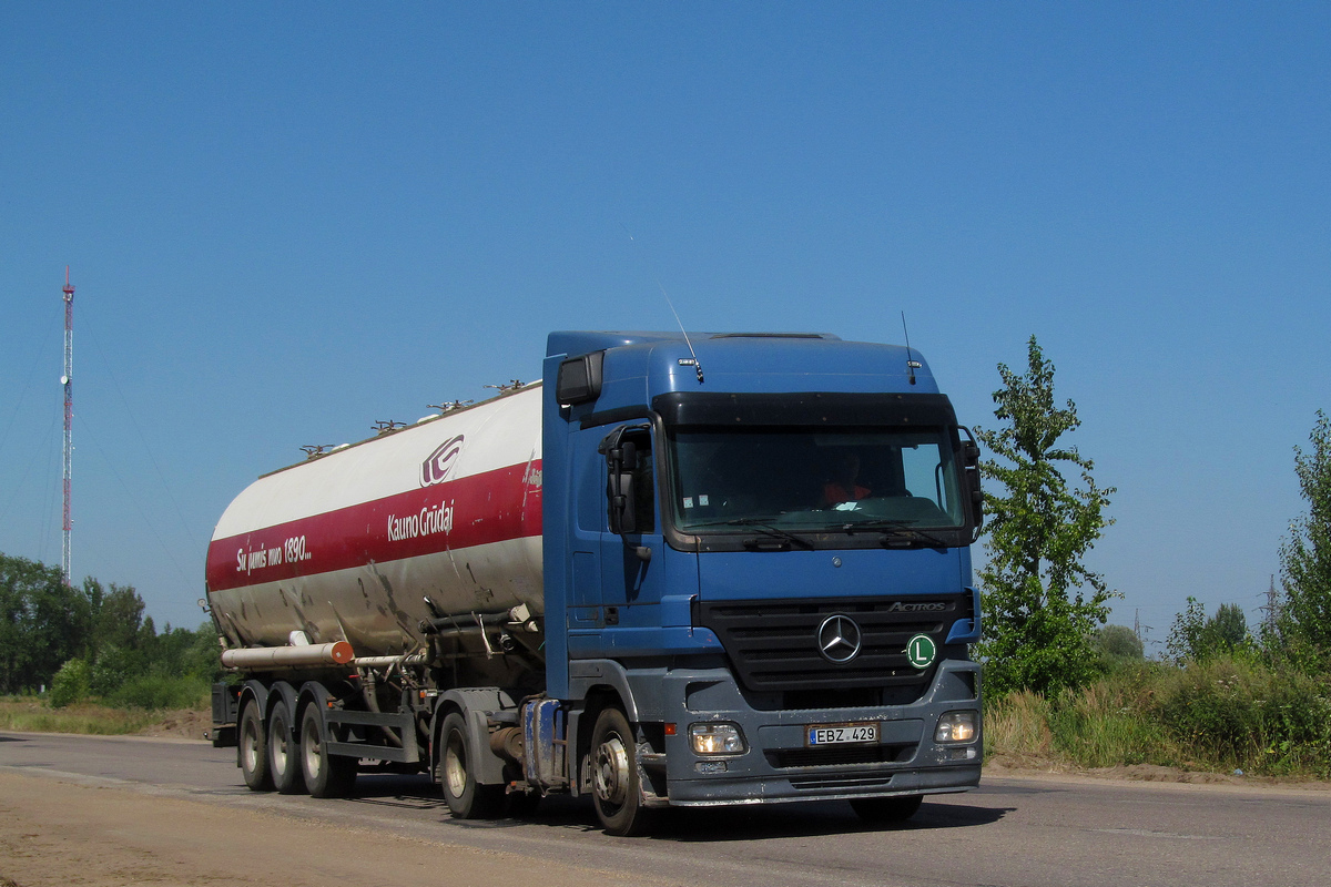 Литва, № EBZ 429 — Mercedes-Benz Actros ('2003)