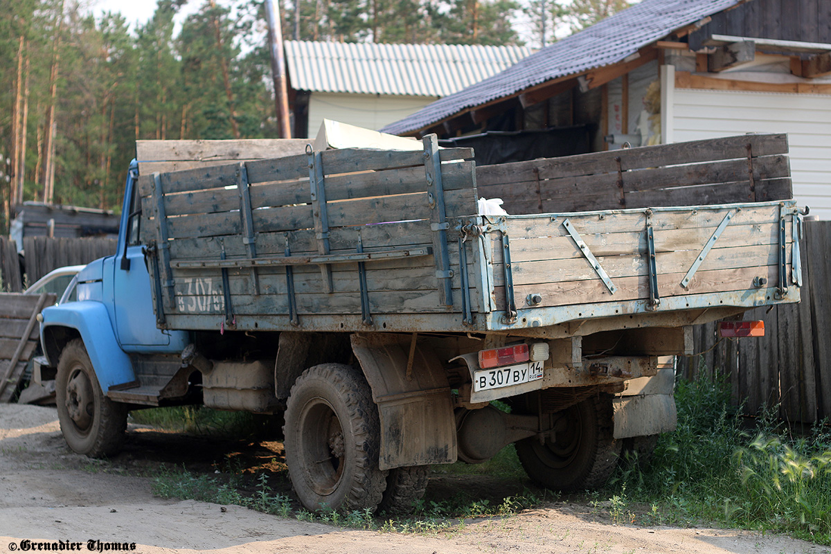 Саха (Якутия), № В 307 ВУ 14 — ГАЗ-3307