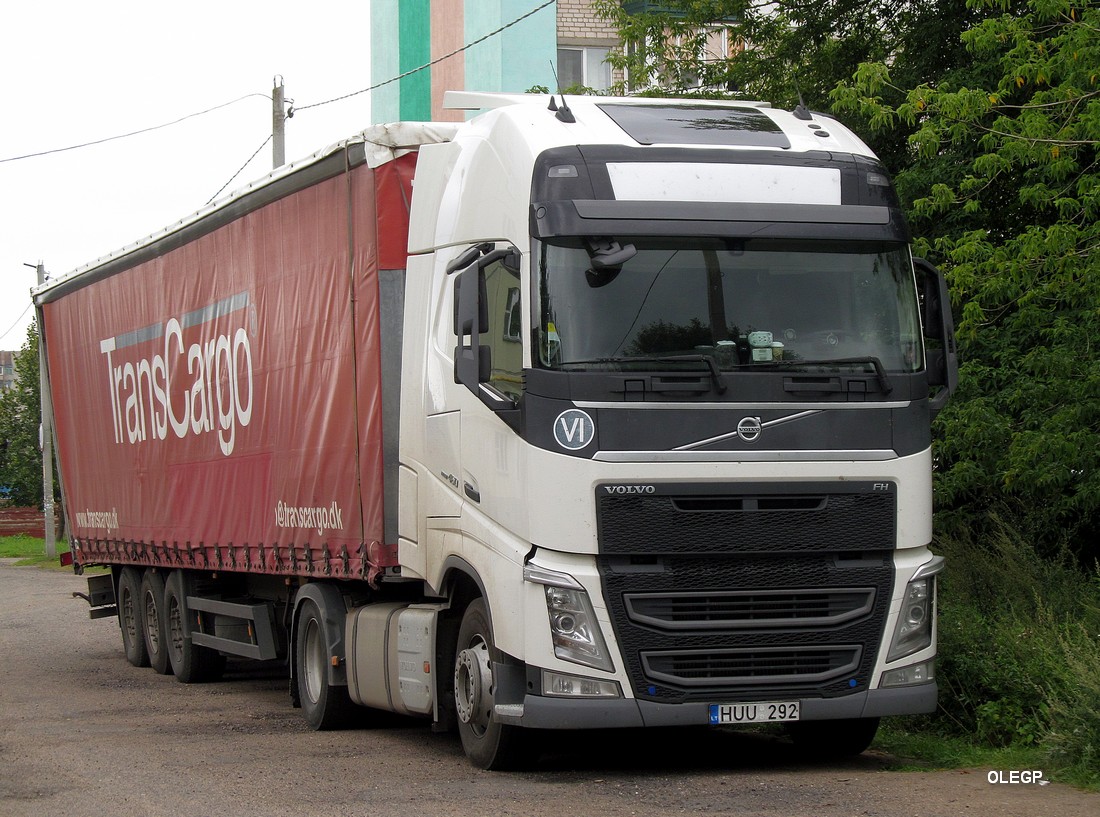 Литва, № HUU 292 — Volvo ('2012) FH.460