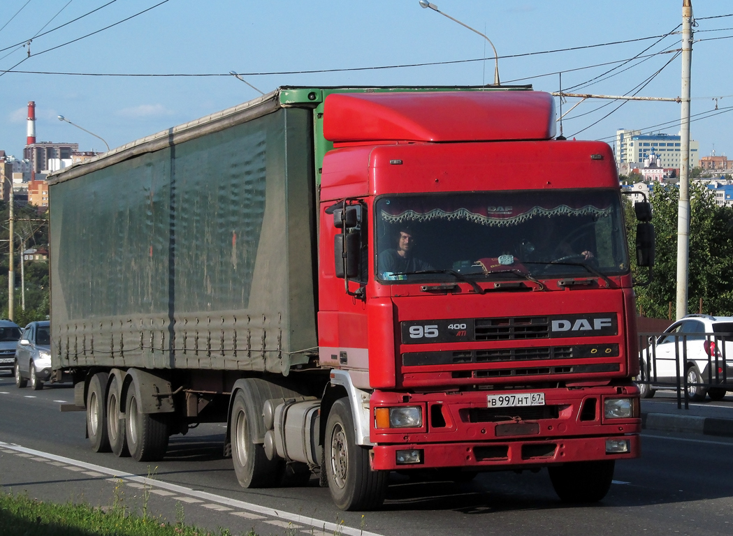 Смоленская область, № В 997 НТ 67 — DAF 95 FT