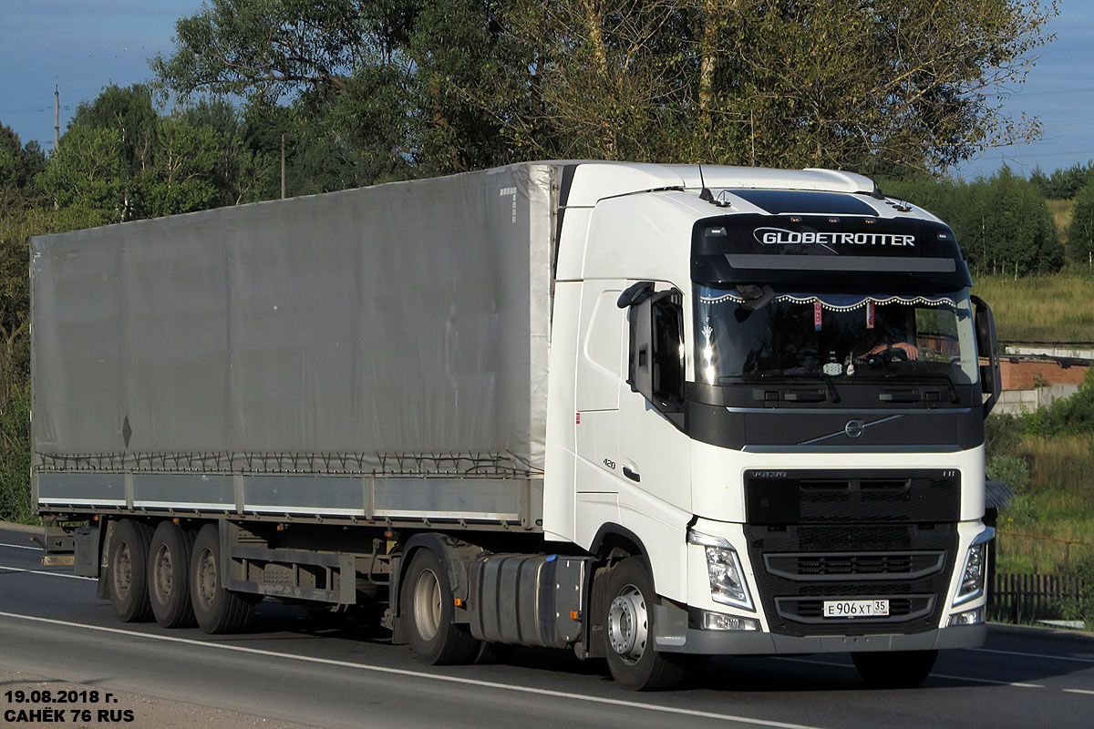 Вологодская область, № Е 906 ХТ 35 — Volvo ('2012) FH.420 [X9P]