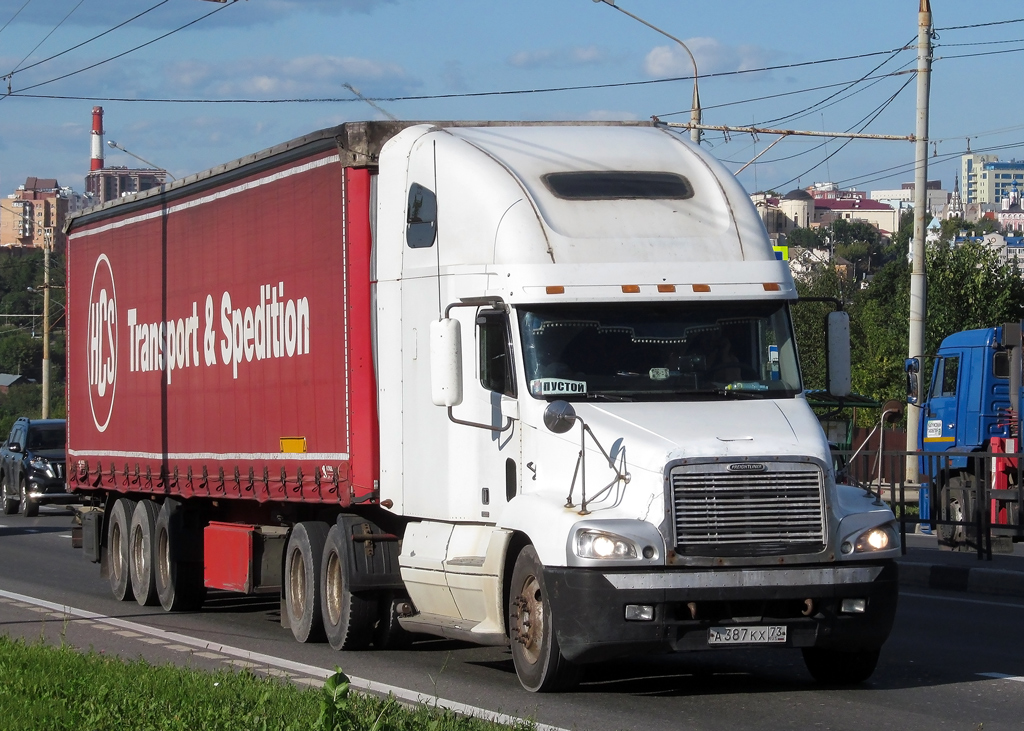 Ульяновская область, № А 387 КХ 73 — Freightliner Century Class