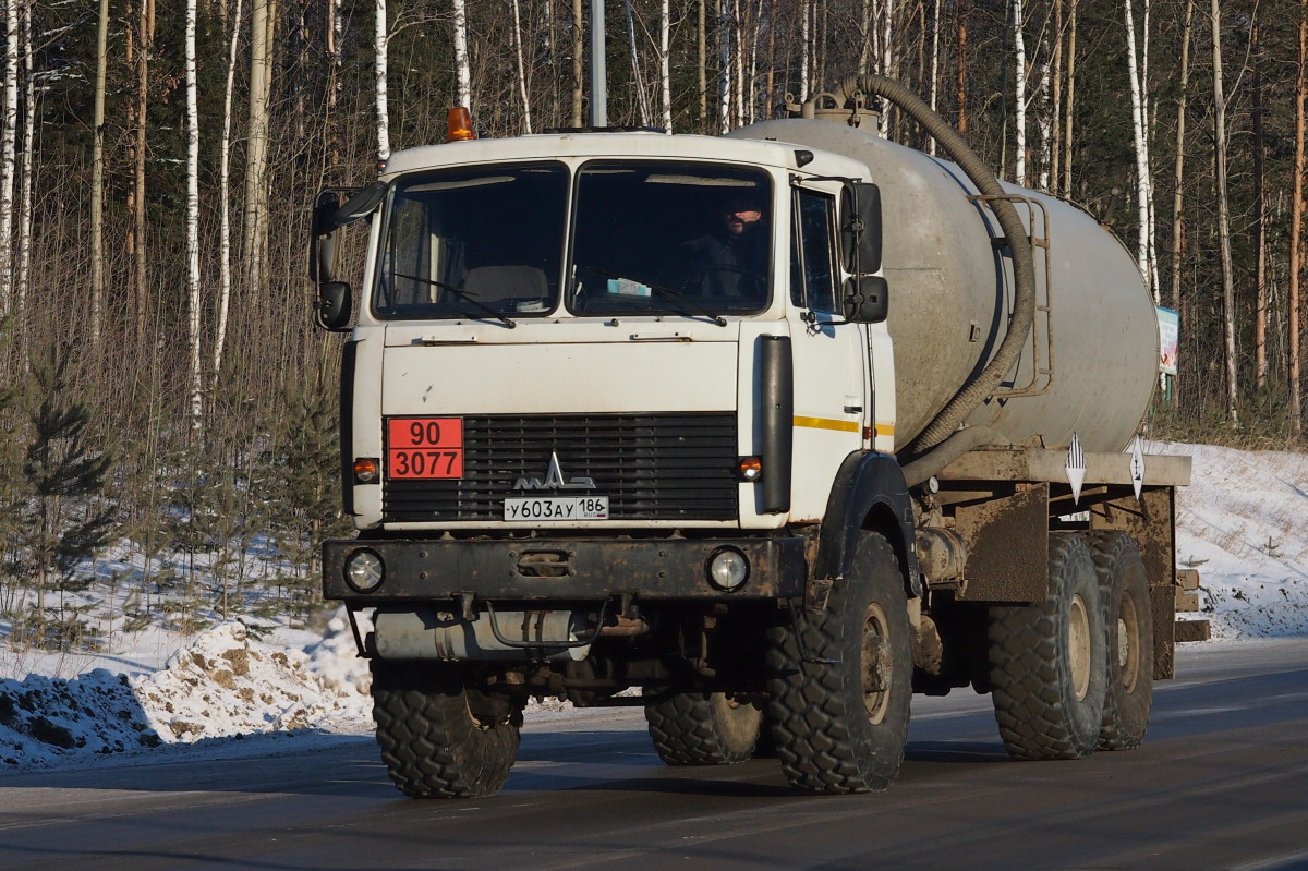 Ханты-Мансийский автоном.округ, № У 603 АУ 186 — МАЗ-631705