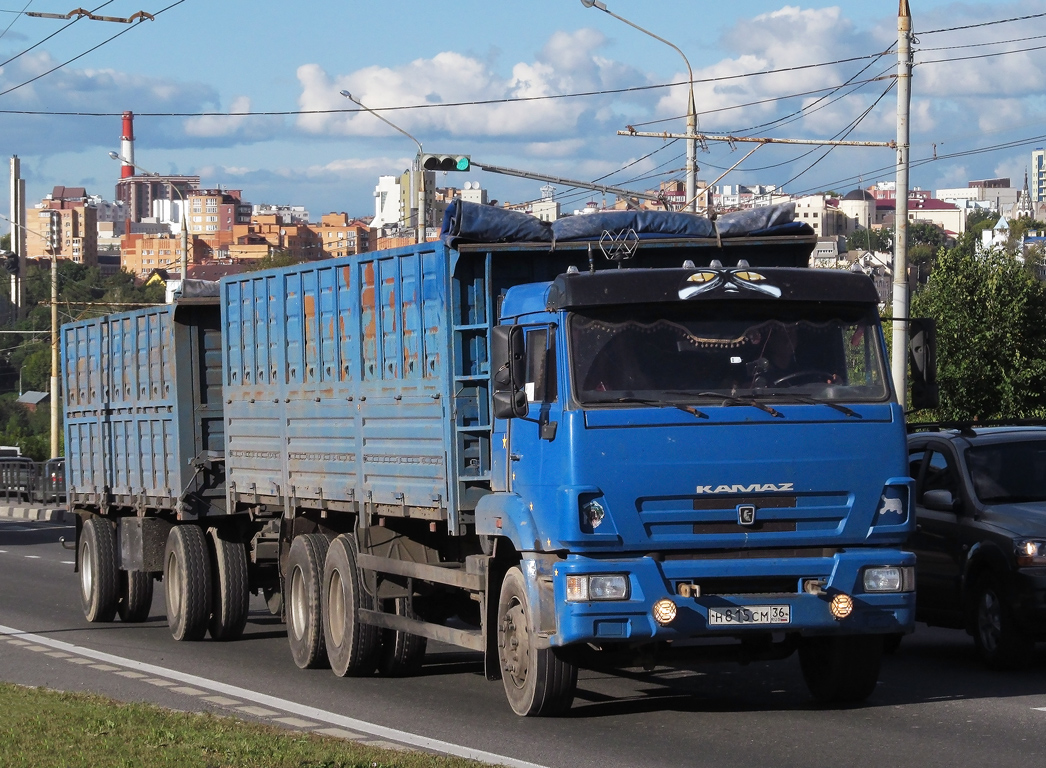 Воронежская область, № Н 815 СМ 36 — КамАЗ-65117 (общая модель)