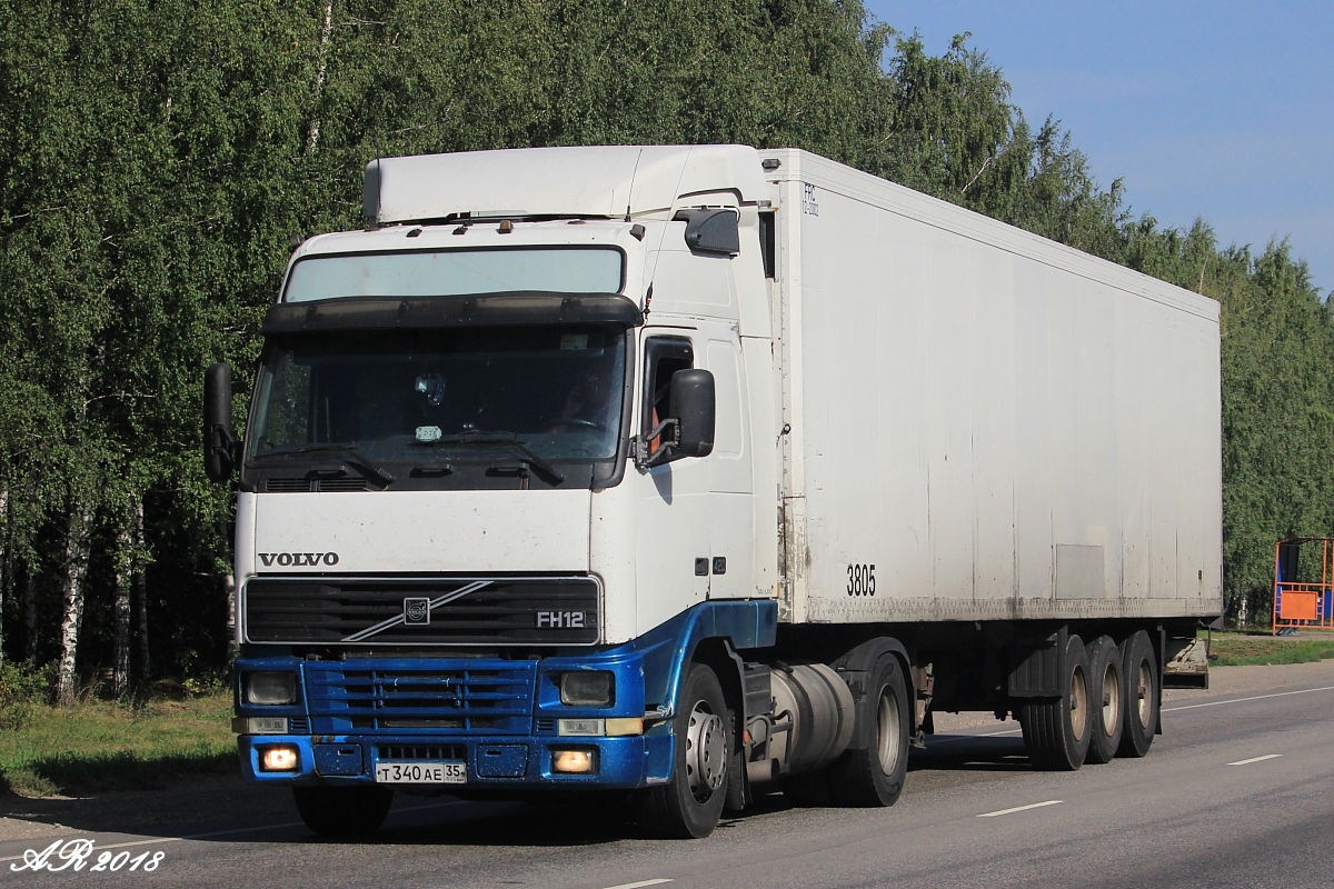 Вологодская область, № Т 340 АЕ 35 — Volvo ('1993) FH12.460