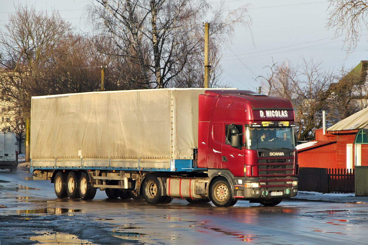 Харьковская область, № АХ 7845 ЕІ — Scania ('1996) R124L