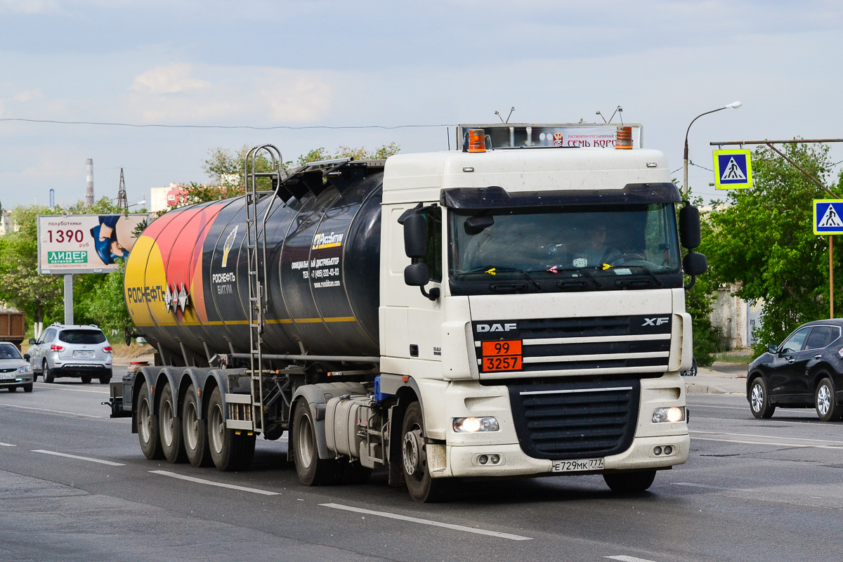 Москва, № Е 729 МК 777 — DAF XF105 FT