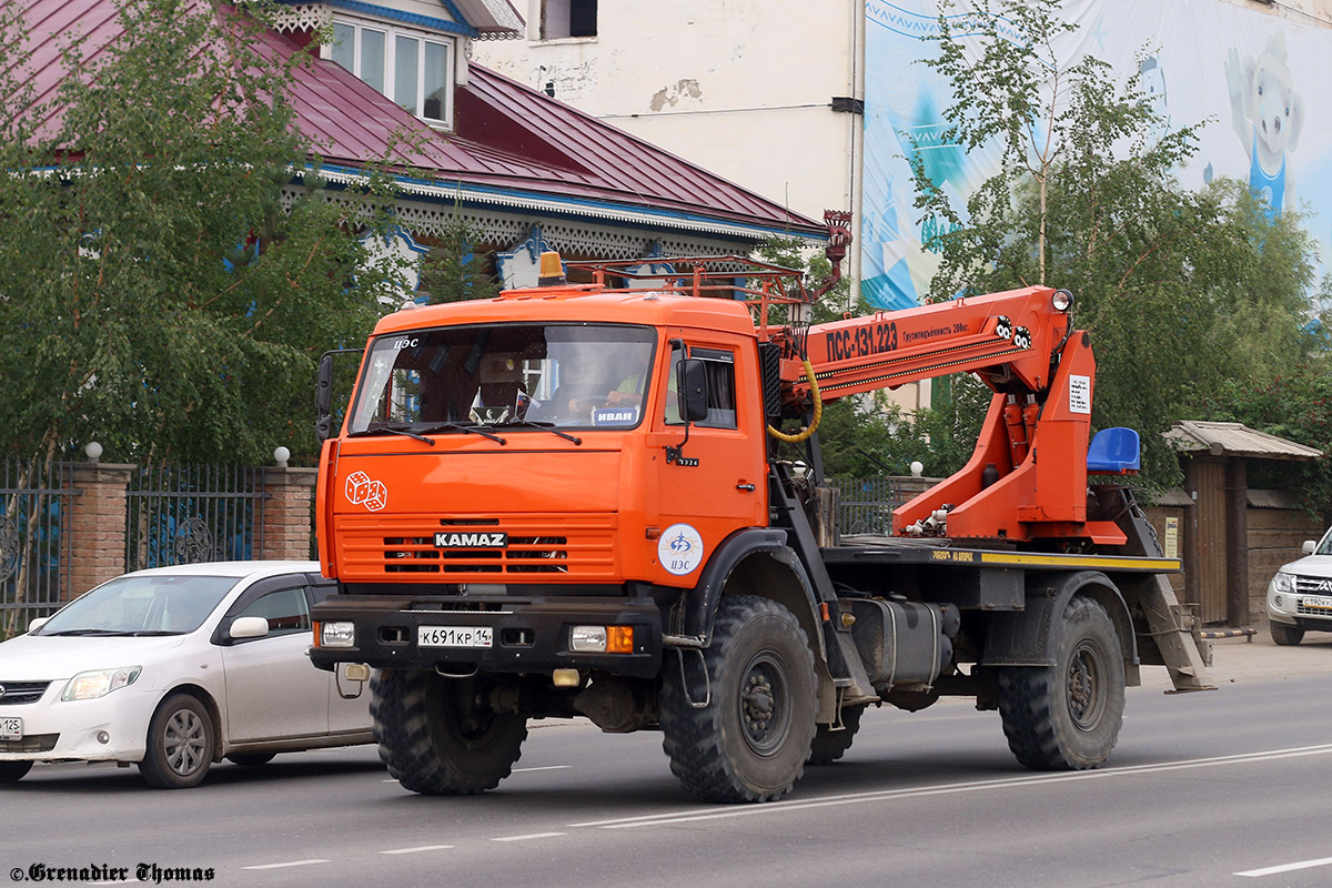 Саха (Якутия), № К 691 КР 14 — КамАЗ-4326-15 [43260R]