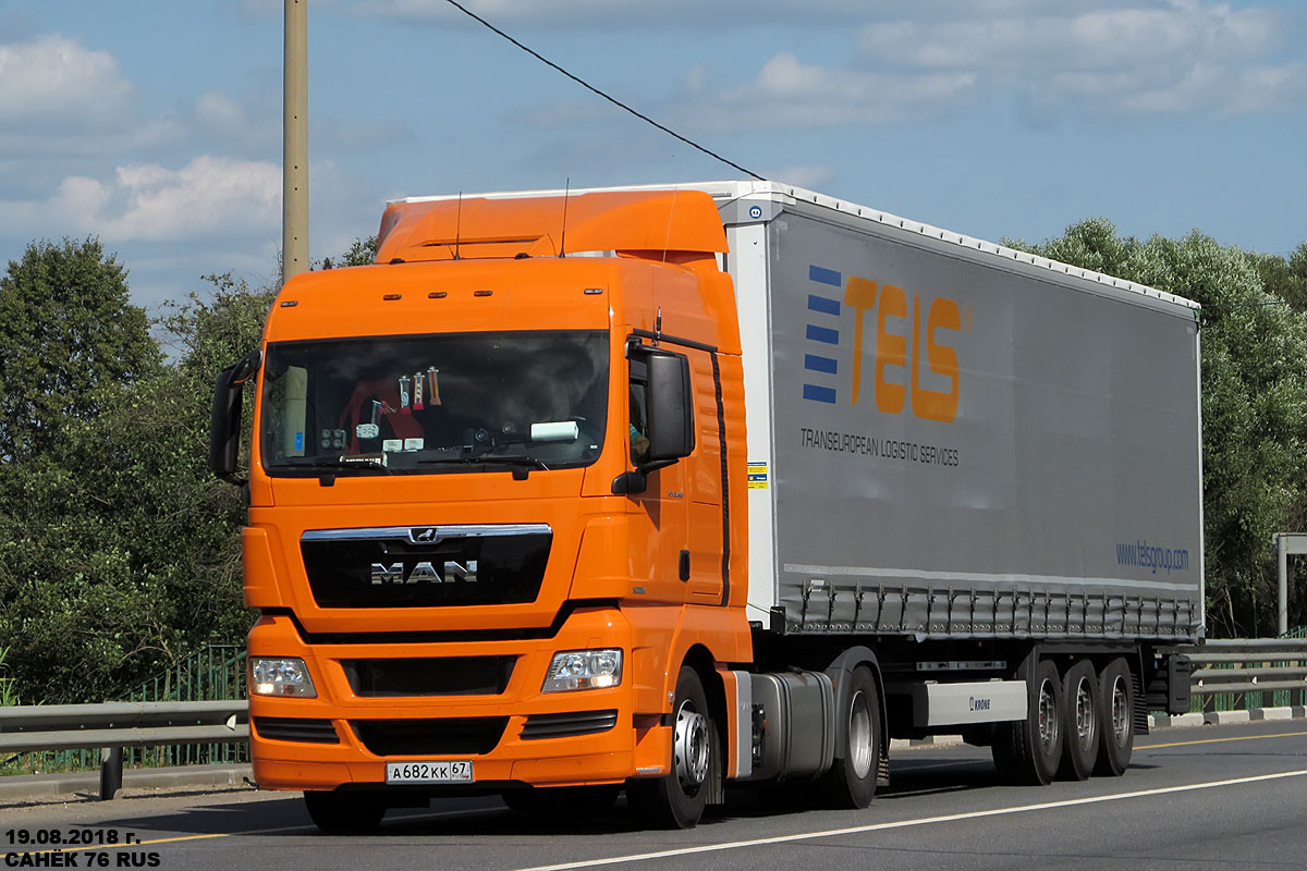 Смоленская область, № А 682 КК 67 — MAN TGX ('2007) 18.480