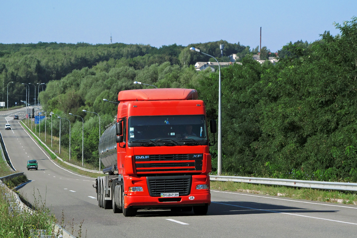 Сумская область, № ВМ 6849 АМ — DAF XF95 FT