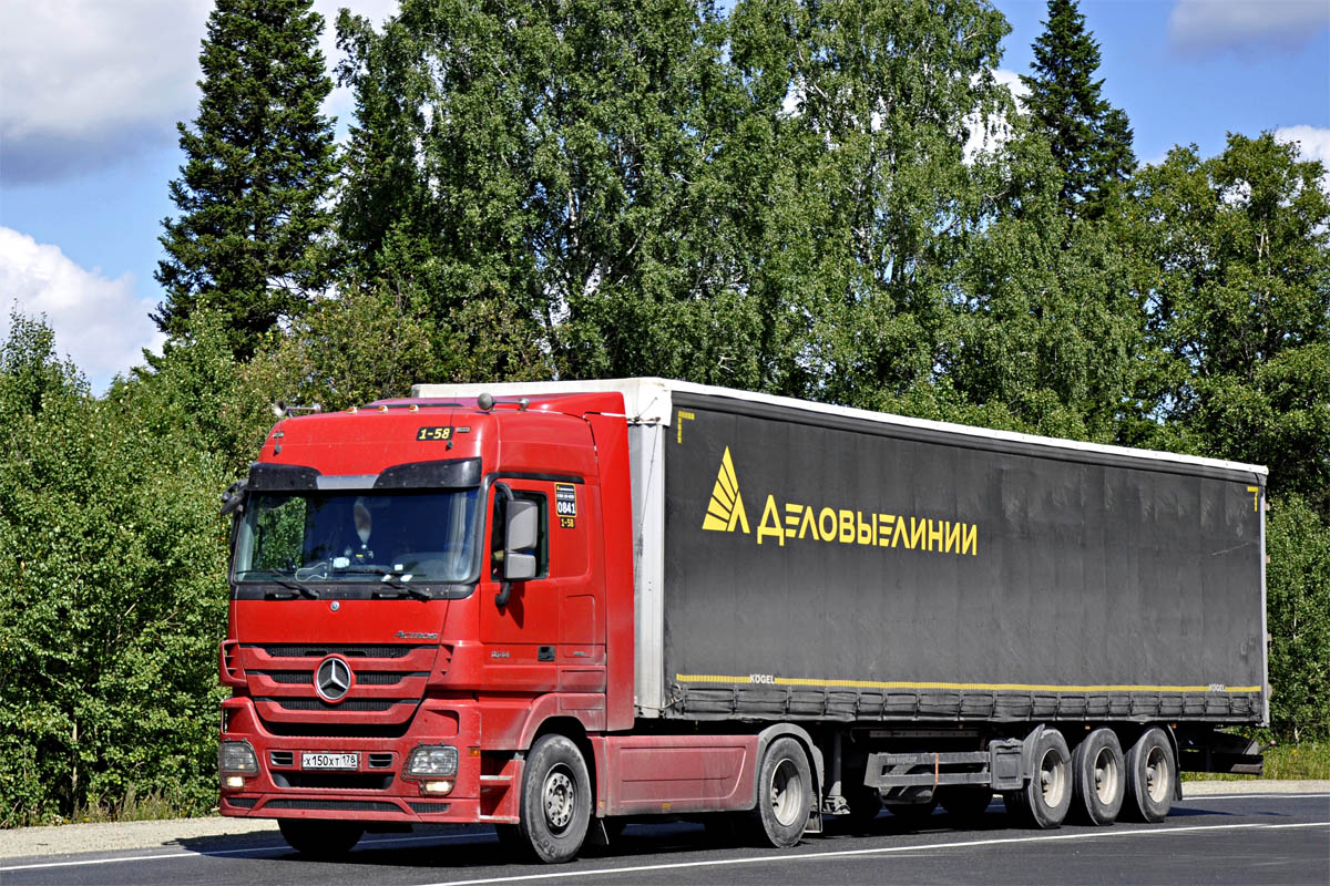 Пензенская область, № Х 150 ХТ 178 — Mercedes-Benz Actros ('2009) 1844