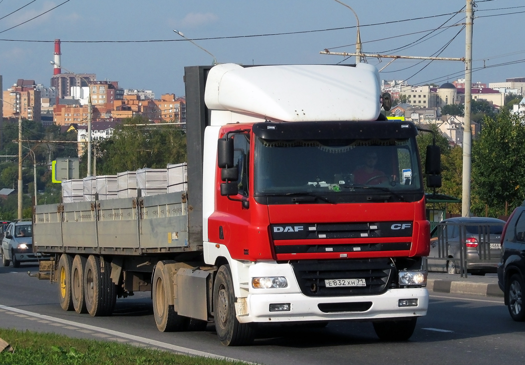 Тульская область, № Е 832 ХН 71 — DAF CF85 FT