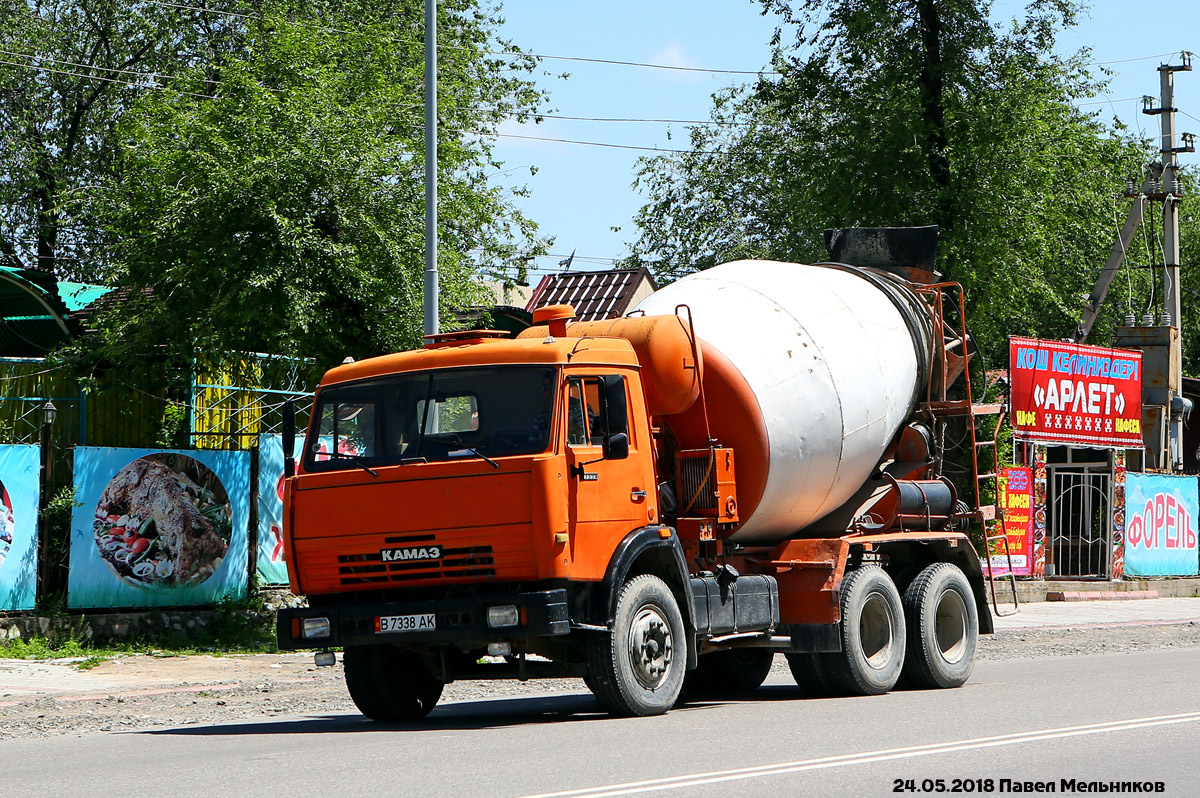 Киргизия, № B 7338 AK — КамАЗ-53229 (общая модель)