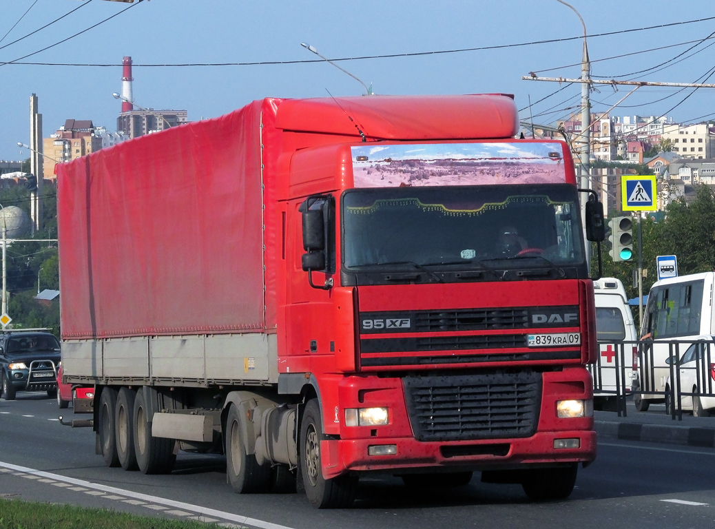 Карагандинская область, № 839 KRA 09 — DAF 95XF FT