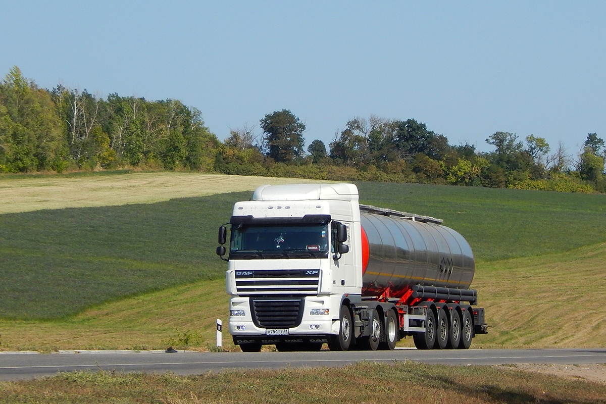 Белгородская область, № О 754 ТТ 31 — DAF XF105 FTG