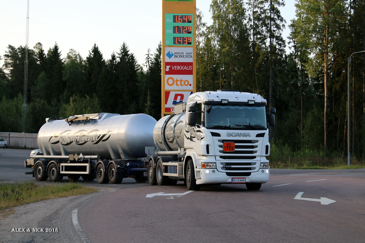 Финляндия, № GIZ-686 — Scania ('2009) R440