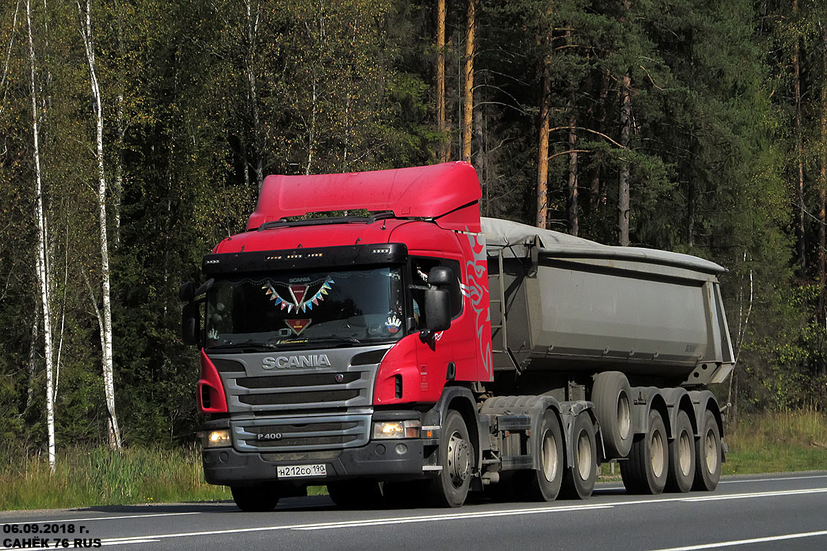 Московская область, № Н 212 СО 190 — Scania ('2011) P400