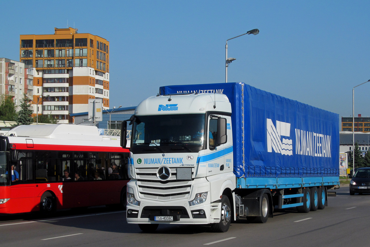 Польша, № TSA 4008C — Mercedes-Benz Actros ('2011) 1843