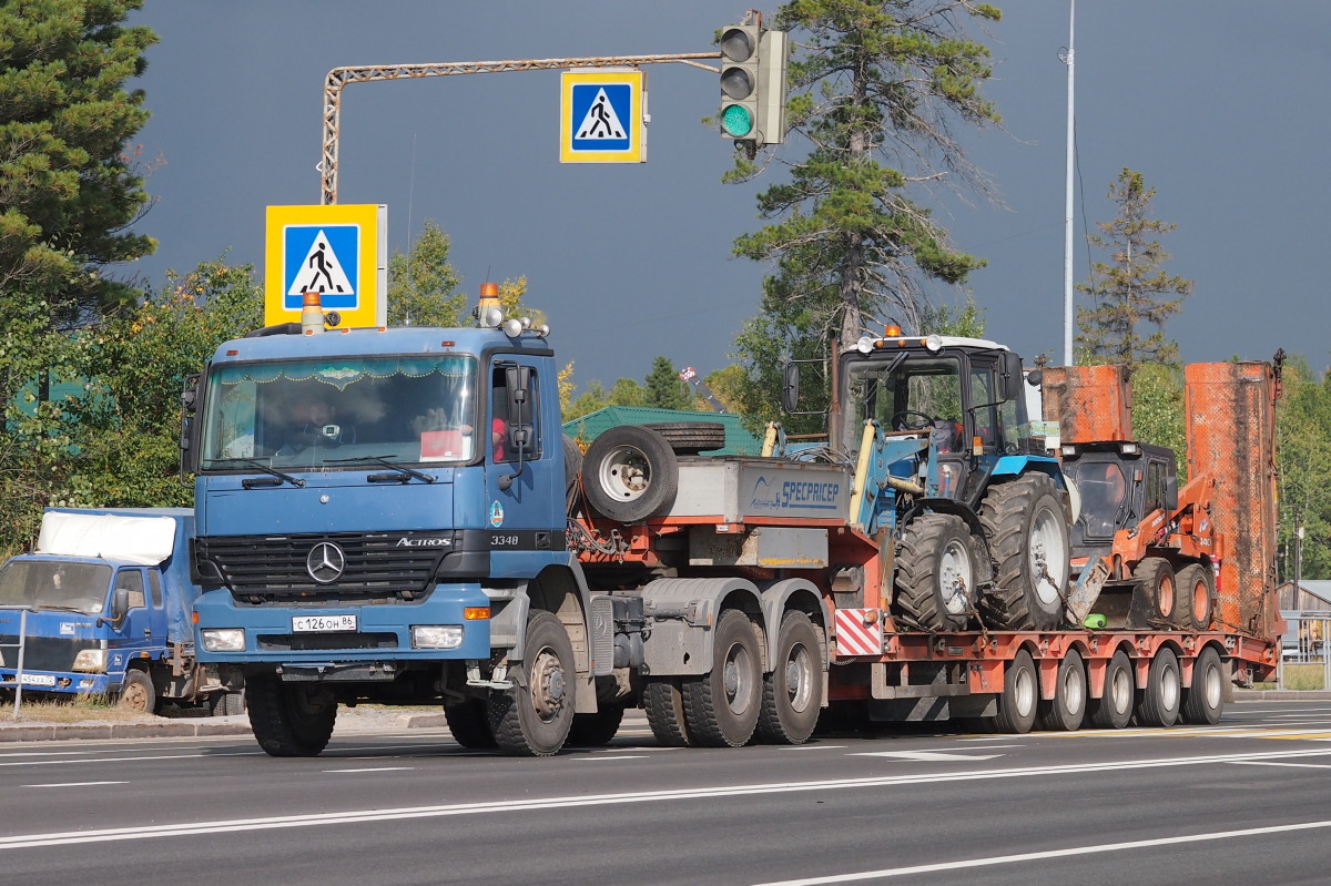 Ханты-Мансийский автоном.округ, № С 126 ОН 86 — Mercedes-Benz Actros ('1997)