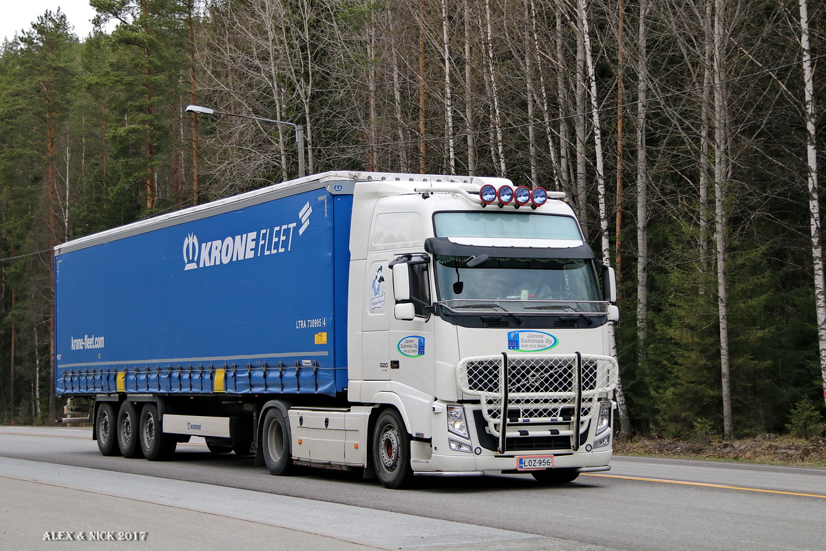 Финляндия, № LOZ-956 — Volvo ('2008) FH.520