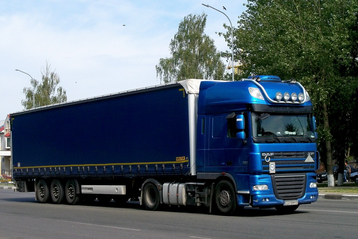 Польша, № LLU 59910 — DAF XF105 FT