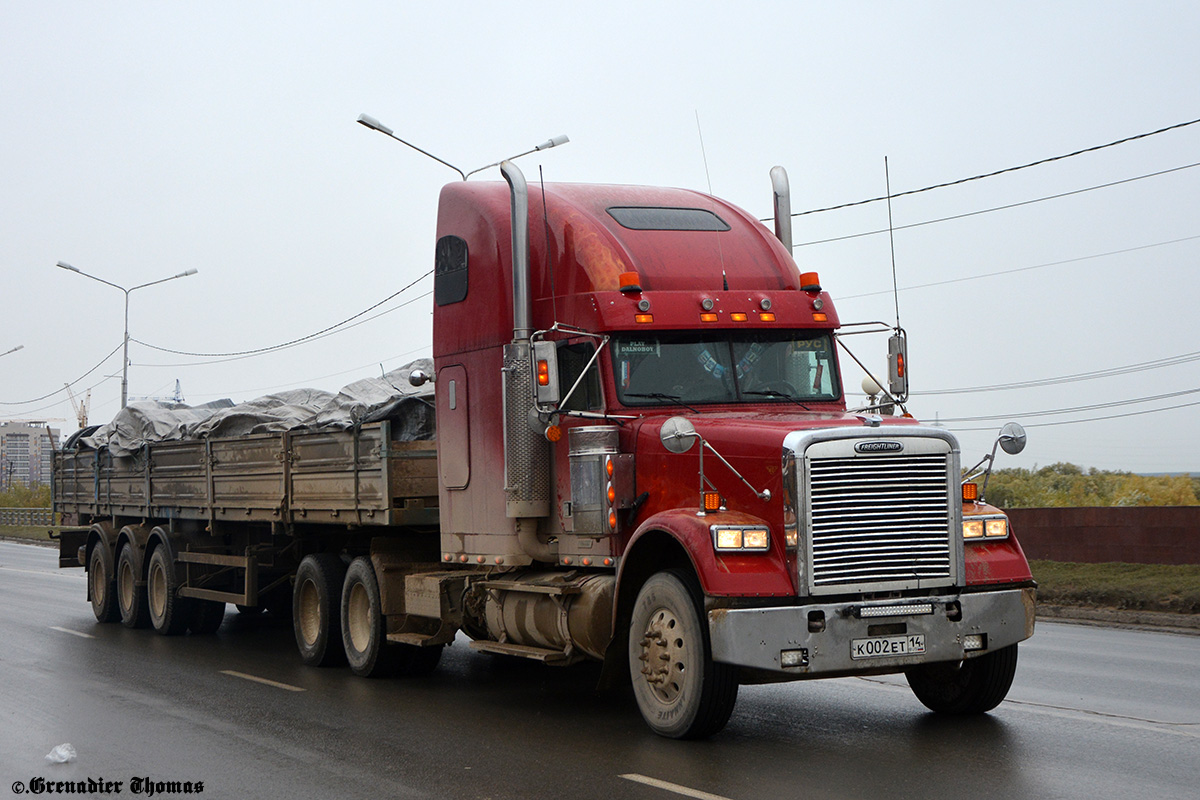 Саха (Якутия), № К 002 ЕТ 14 — Freightliner FLD 120 Classic