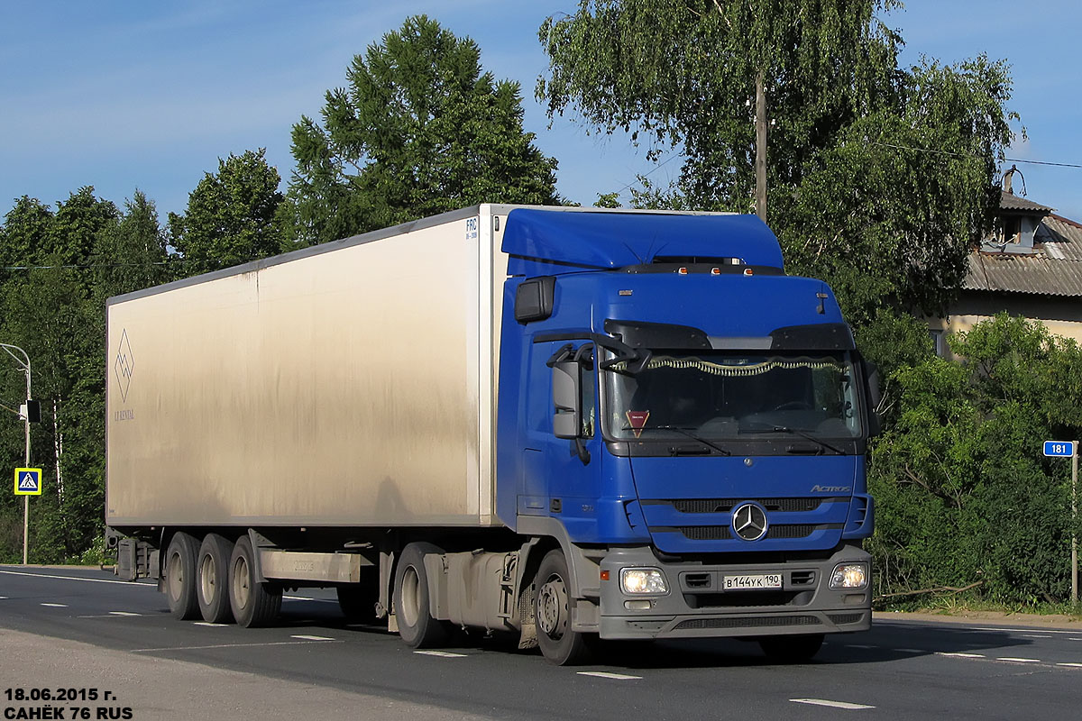 Московская область, № В 144 УК 190 — Mercedes-Benz Actros ('2009) 1841