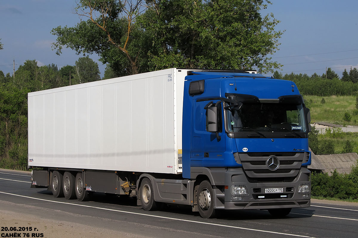 Московская область, № О 200 СР 190 — Mercedes-Benz Actros ('2009) 1844