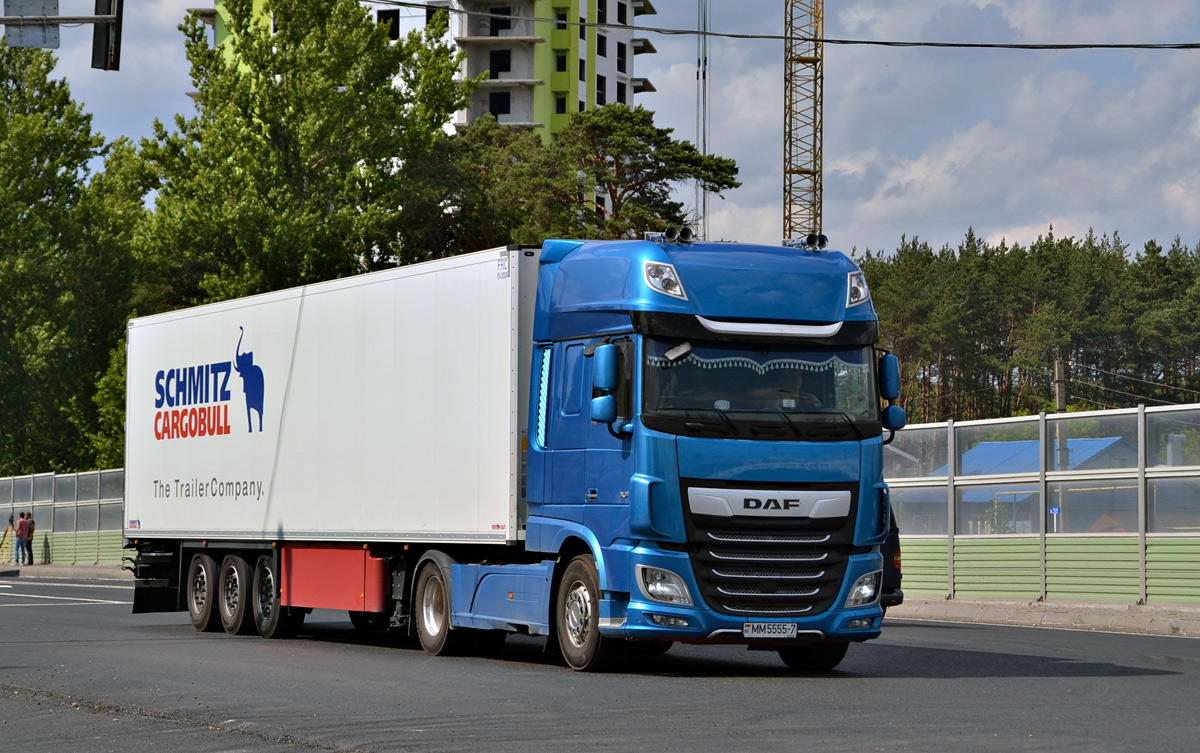 Минск, № ММ 5555-7 — DAF XF Euro6 FT