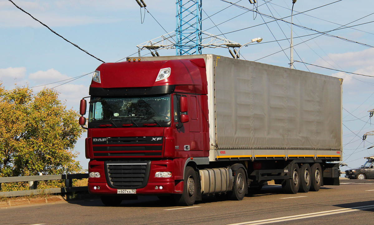 Брянская область, № Н 607 КА 32 — DAF XF105 FT