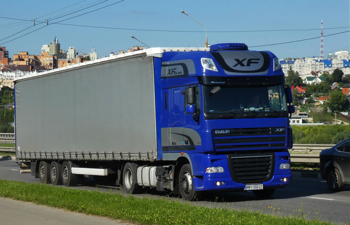 Польша, № WWY 58221 — DAF XF105 FT