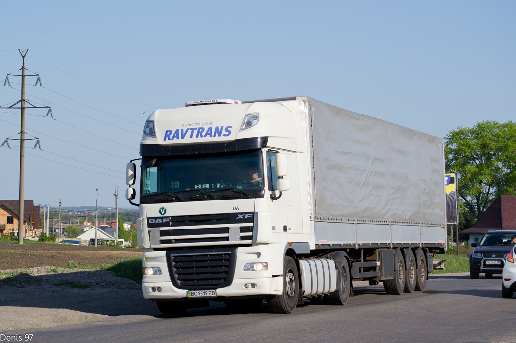 Львовская область, № ВС 9819 ЕВ — DAF XF105 FT