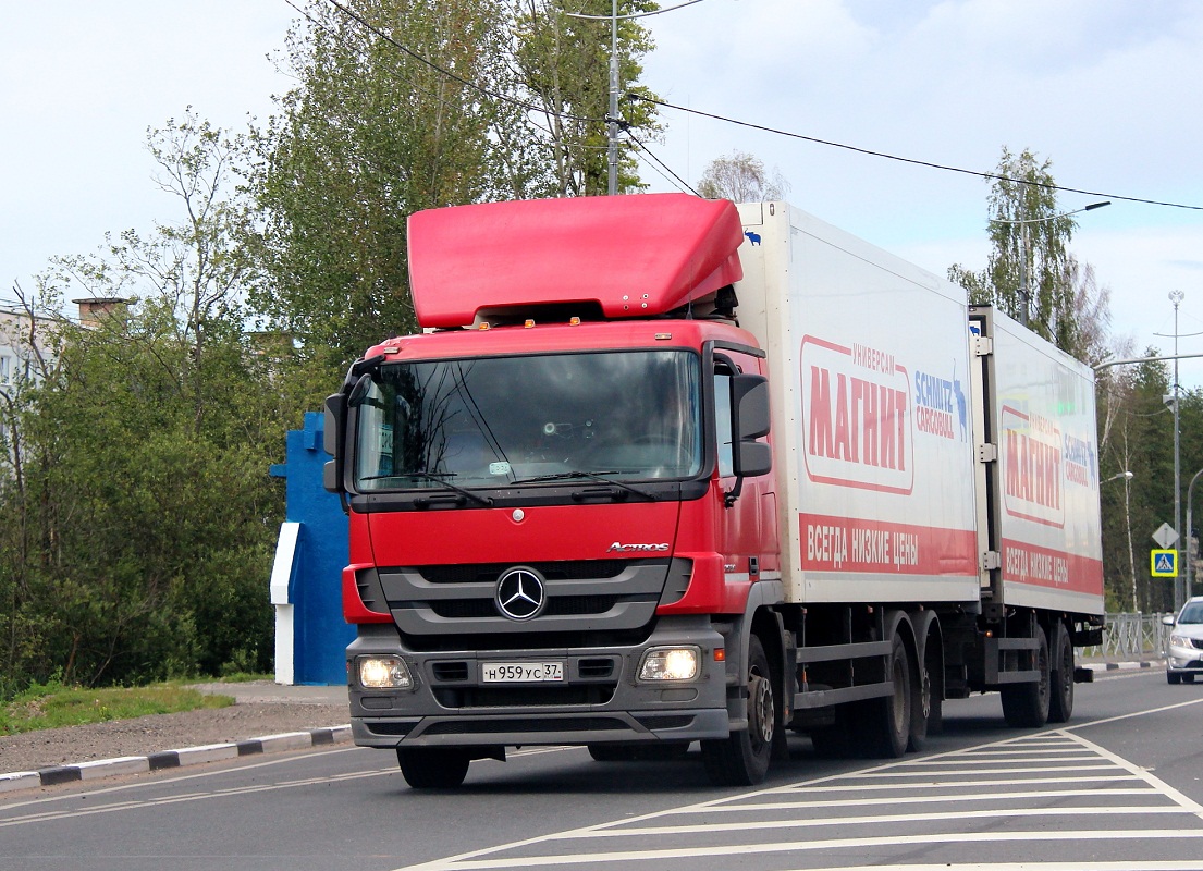 Ивановская область, № Н 959 УС 37 — Mercedes-Benz Actros ('2009) 2536