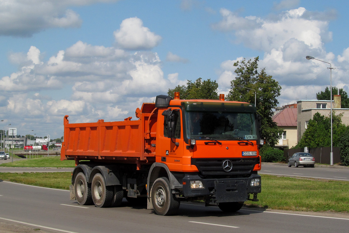 Литва, № DDS 506 — Mercedes-Benz Actros ('2003) 3344