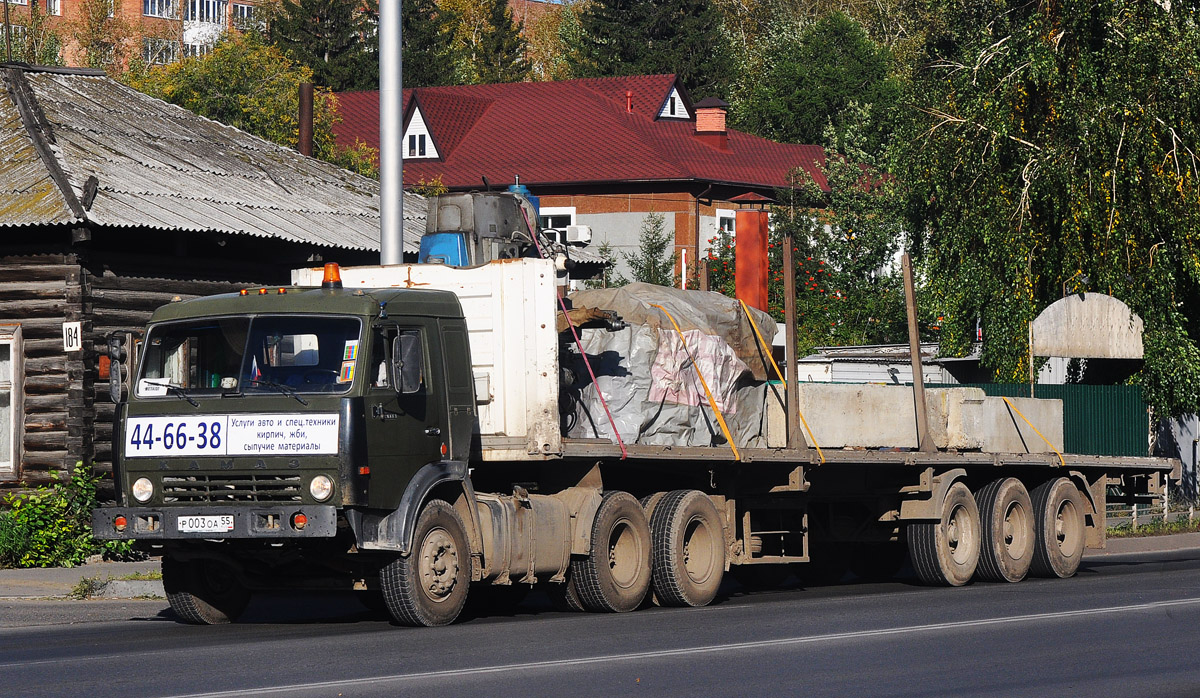 Омская область, № Р 003 ОА 55 — КамАЗ-54112