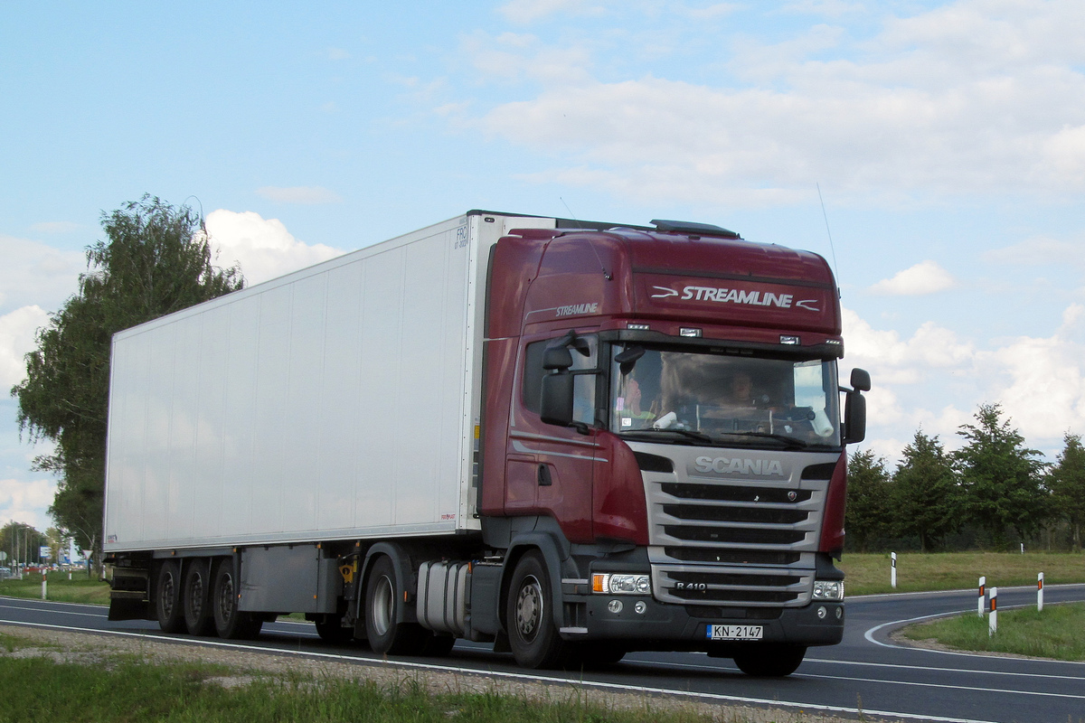 Латвия, № KN-2147 — Scania ('2013) R410