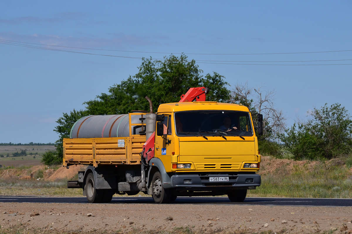 Ханты-Мансийский автоном.округ, № У 583 ТК 86 — КамАЗ-4308-H3