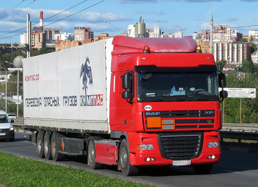 Москва, № М 634 МО 32 — DAF XF105 FT