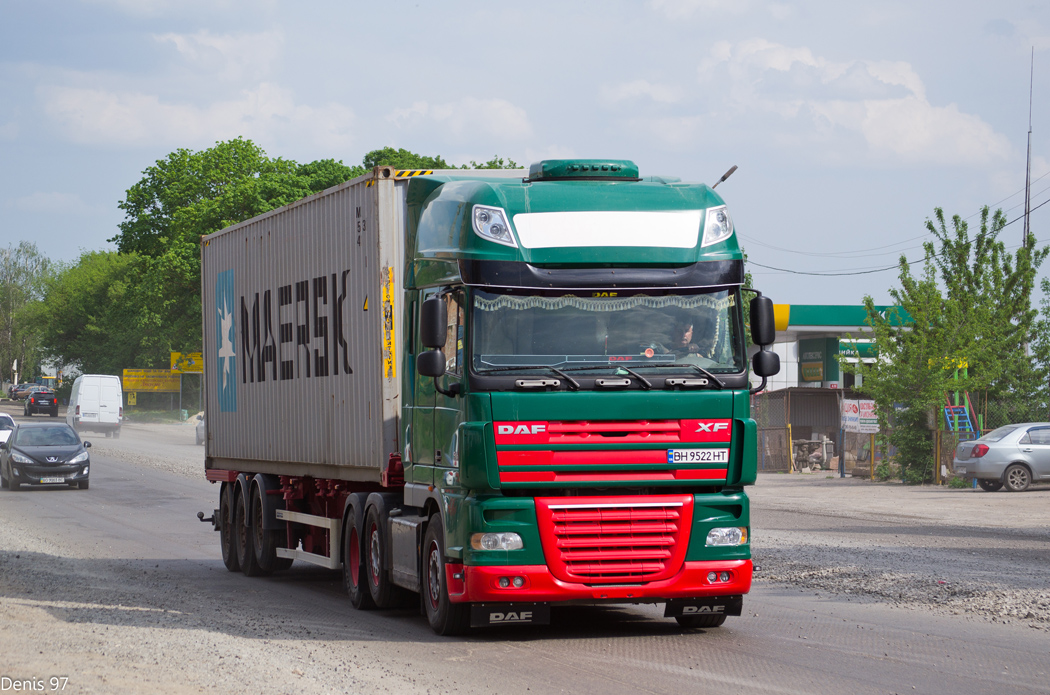 Одесская область, № ВН 9522 НТ — DAF XF105 FTG