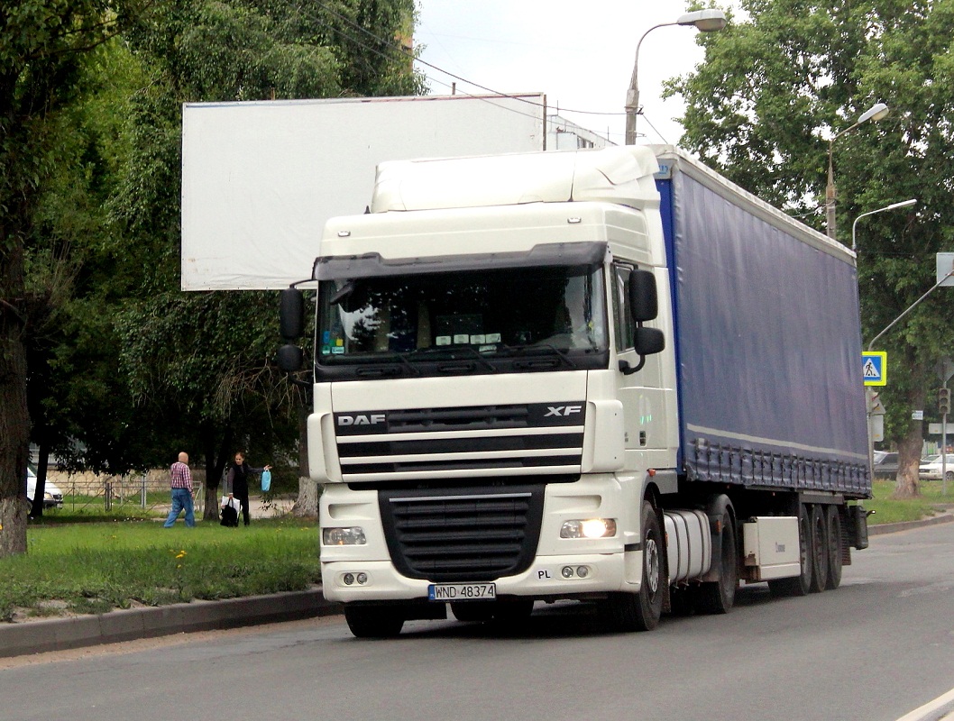 Польша, № WND 48374 — DAF XF105 FT