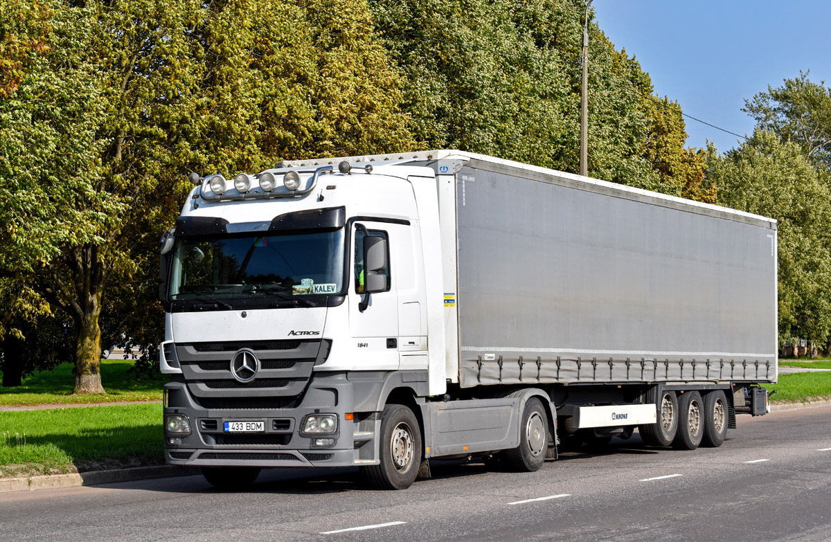 Эстония, № 433 BDM — Mercedes-Benz Actros ('2009) 1841