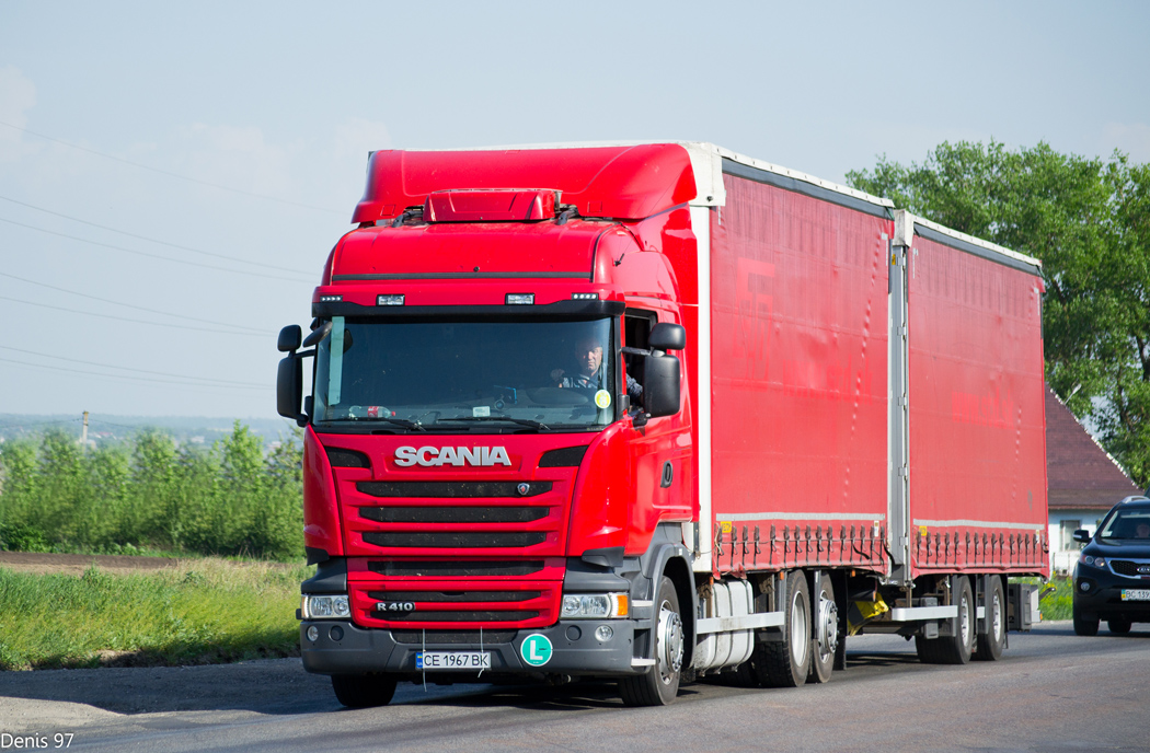 Черновицкая область, № СЕ 1967 ВК — Scania ('2013) R410