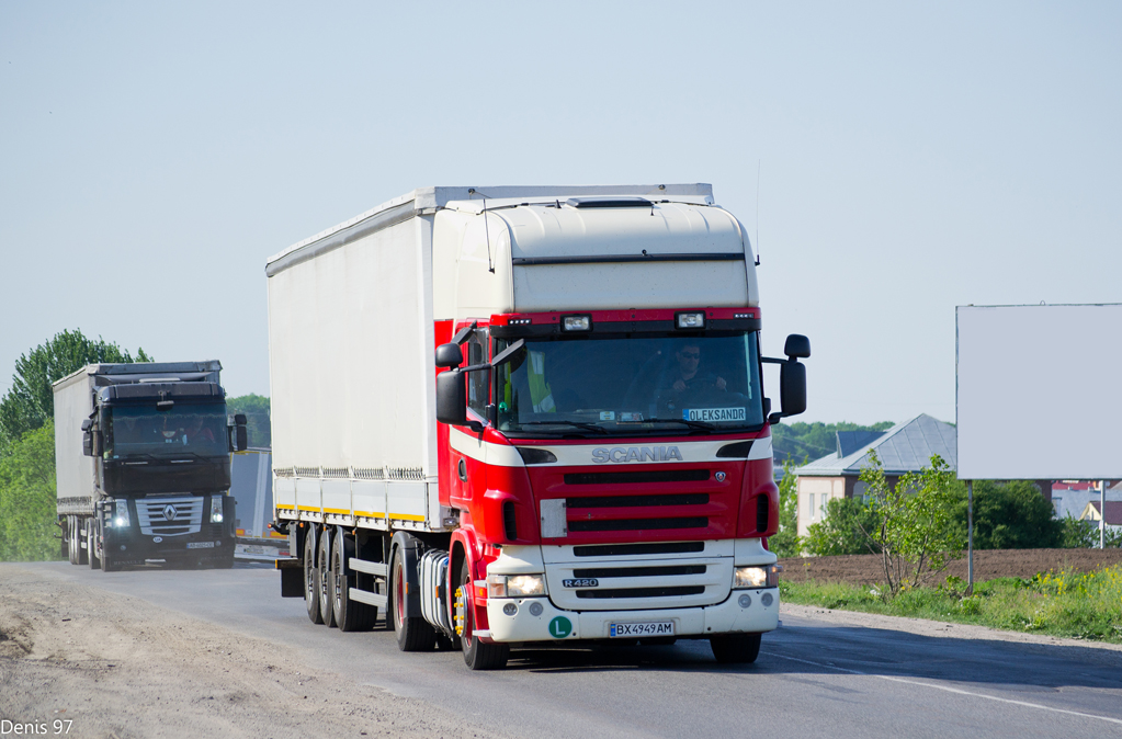 Хмельницкая область, № ВХ 4949 АМ — Scania ('2004) R420