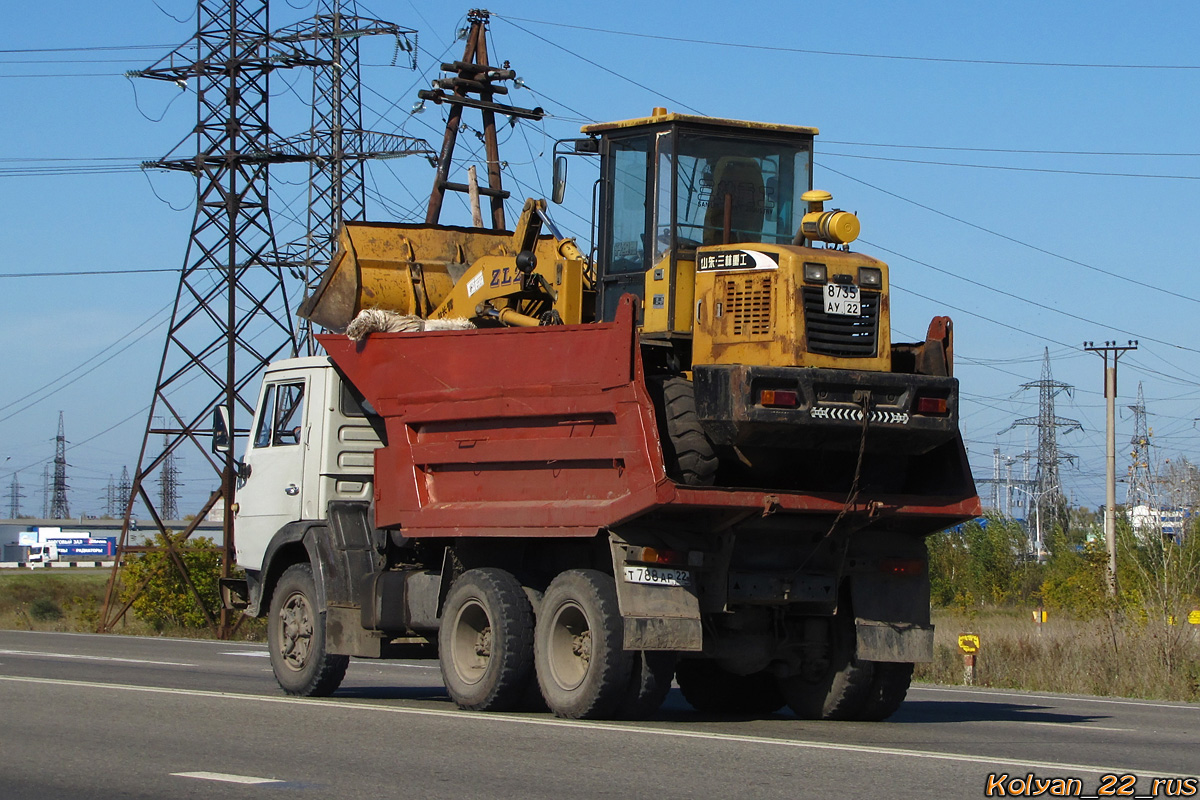 Алтайский край, № Т 788 АР 22 — КамАЗ-55111 [551110]; Алтайский край, № 8735 АУ 22 — Shanlin (общая модель)