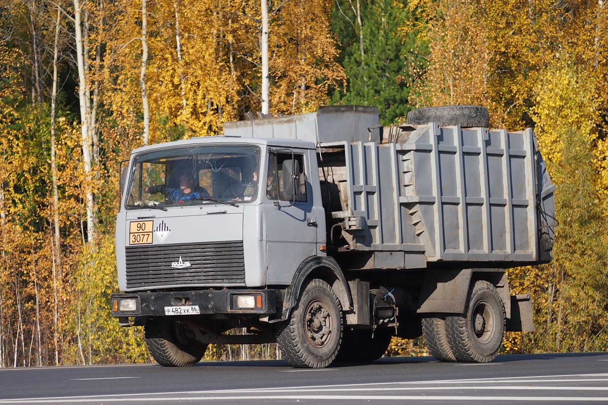 Ханты-Мансийский автоном.округ, № Р 482 ХК 86 — МАЗ-5337 [533700]