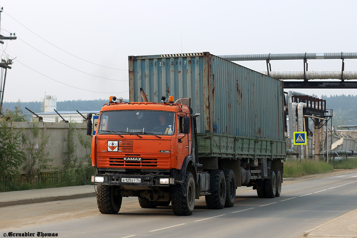 Саха (Якутия), № А 125 ЕТ 14 — КамАЗ-44108-15 [44108R]