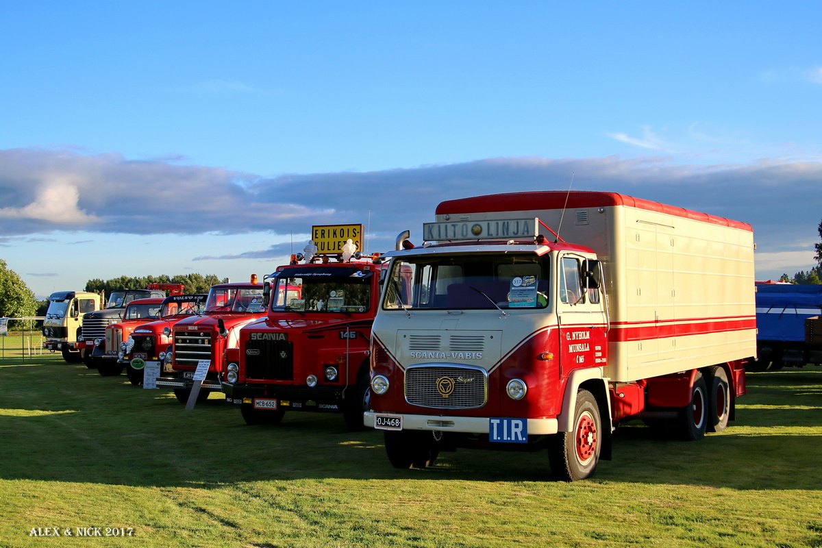 Финляндия, № OJ-468 — Scania-Vabis (общая модель); Финляндия — Разные фотографии (Автомобили)