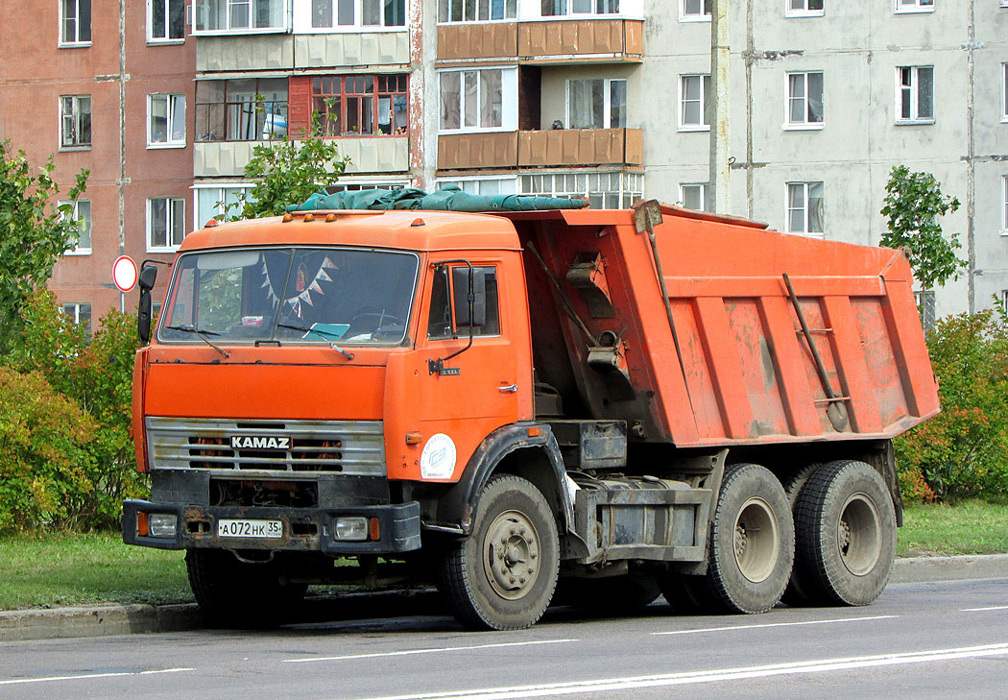 Вологодская область, № А 072 НК 35 — КамАЗ-65115 (общая модель)