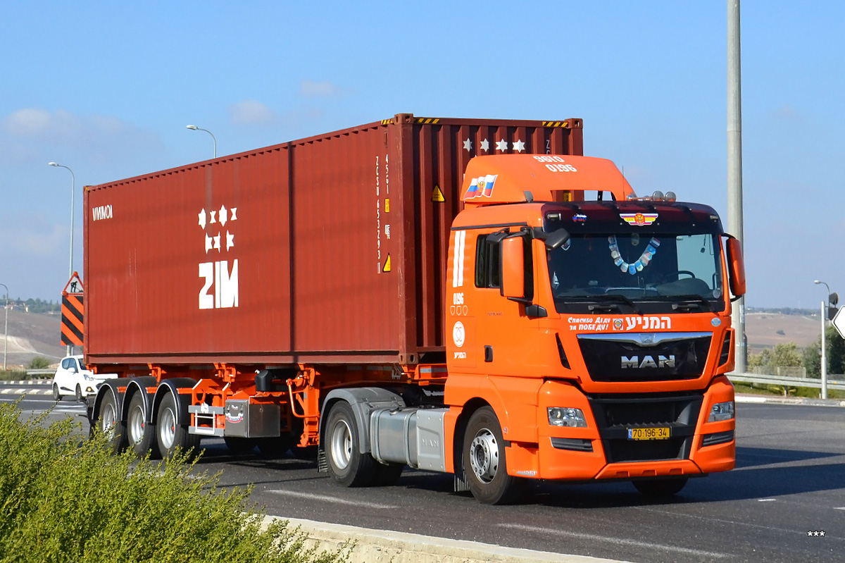 Израиль, № 70-196-34 — MAN TGX ('2012) 18.440